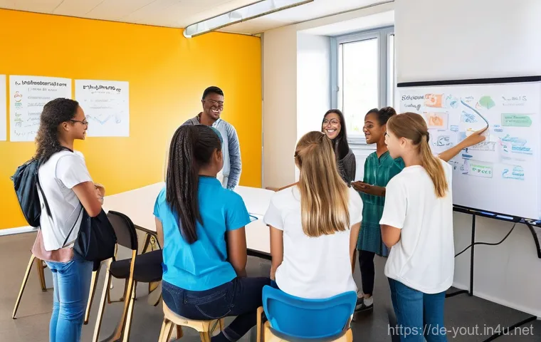 청소년지도사와 청소년 상담 사례 기록 - **Fostering Potential: Trust-Building Through Creativity**
    *   **Prompt:** A gentle and supporti...