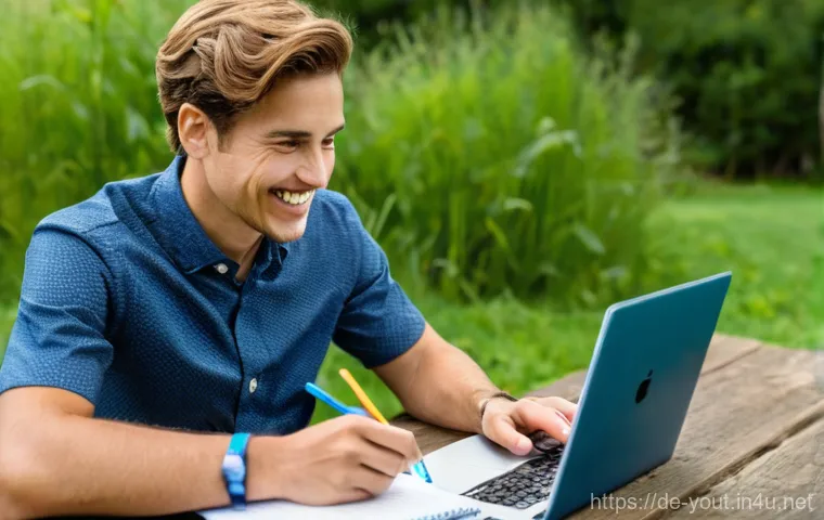 청소년지도사로서의 온라인 플랫폼 활용 - **Prompt 2: Youth Exploring Creative Digital Storytelling**
    "A dynamic and inspiring scene featu...