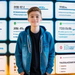 청소년지도사와 청소년 커리어 상담 사례 - **Prompt:** A thought-provoking image of a German teenager, around 17 years old, dressed in contempo...